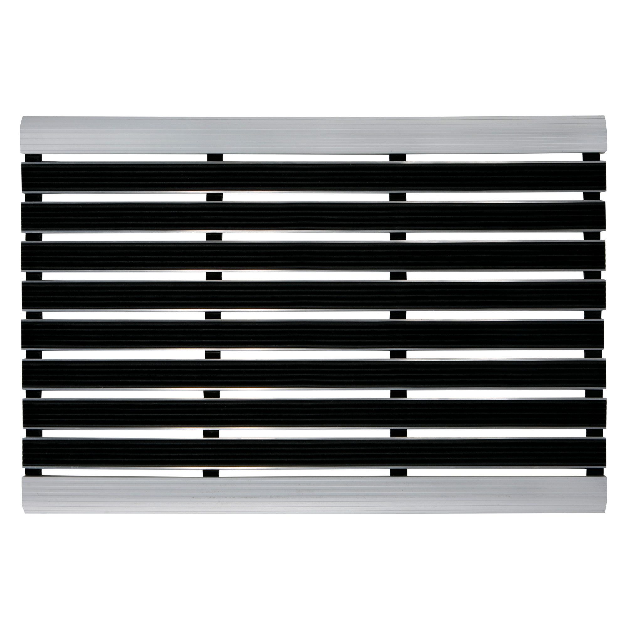 Andiamo Fußmatte Alu-Türmatte Exclusive, rechteckig, Höhe: 10 mm, Schmutzfangmatte, In- und Outdoor geeignet