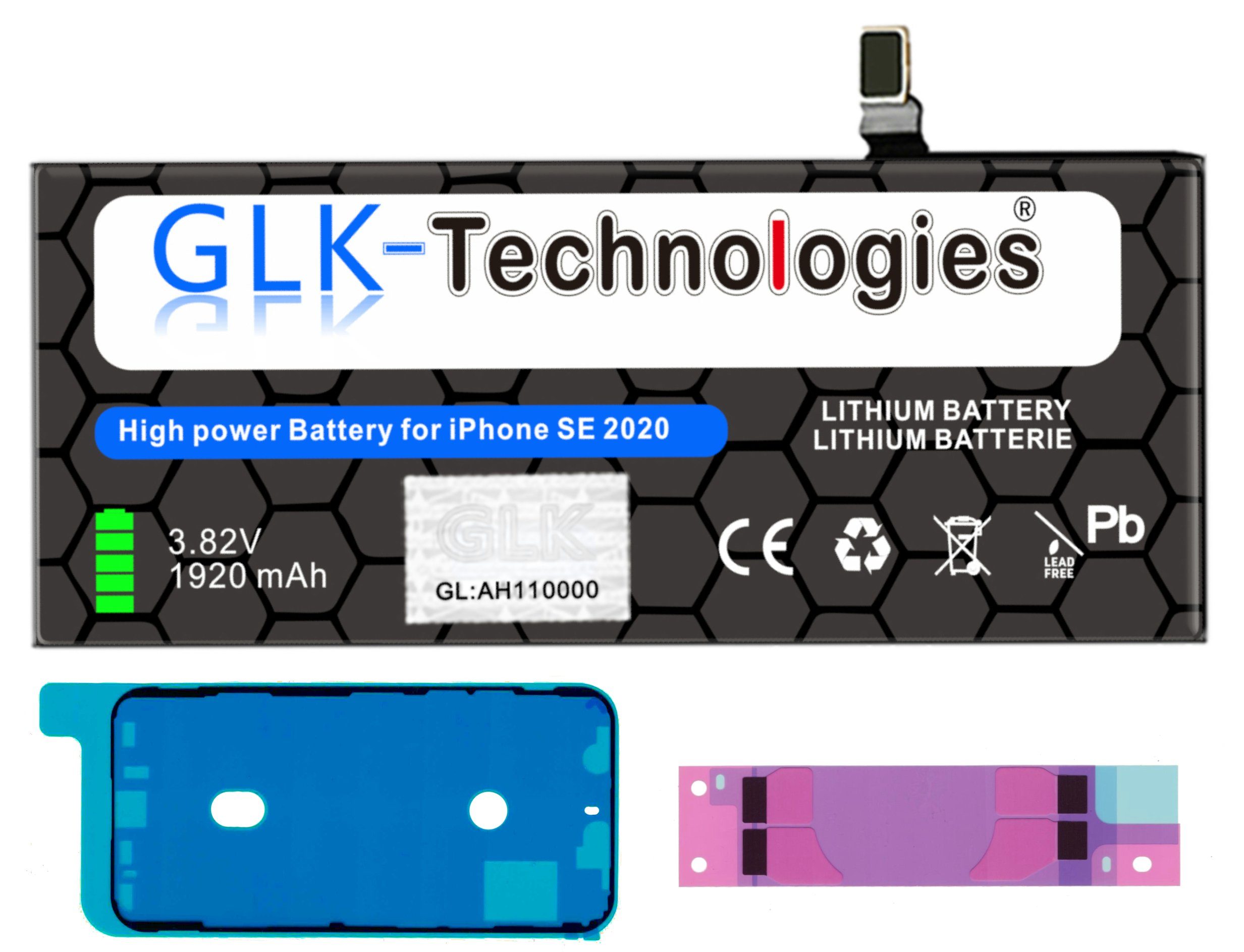 GLK-Technologies GLK Werkzeug (2020) Handy-Akku Battery A2312 SE APN A2296 Akku iPhone 2 für