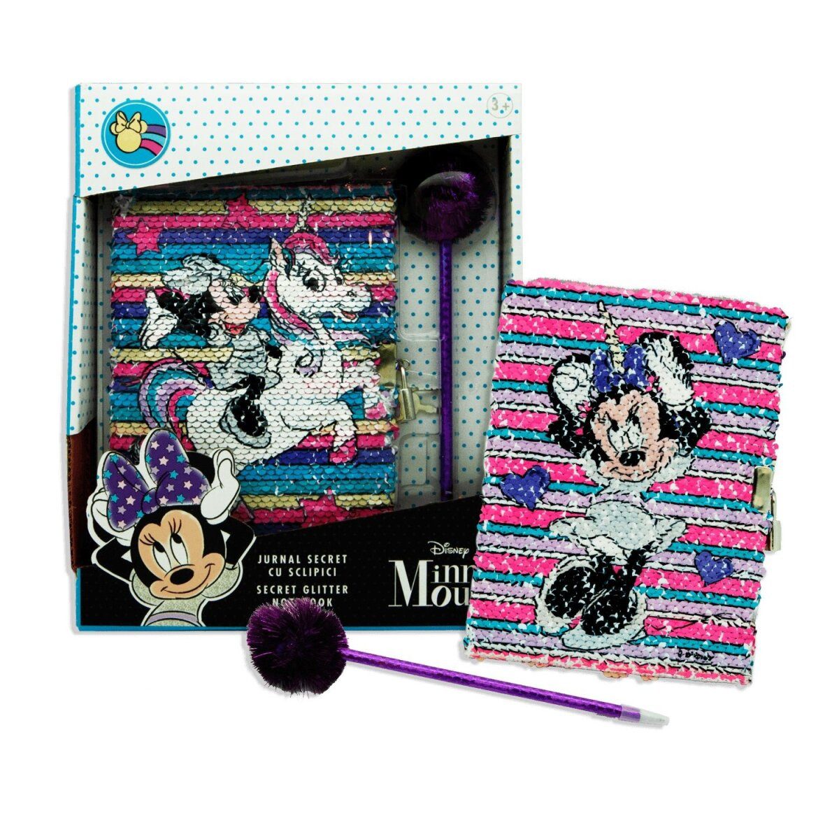 Disney Kreativset Disney Minnie Mouse Geheimes Notizbuch