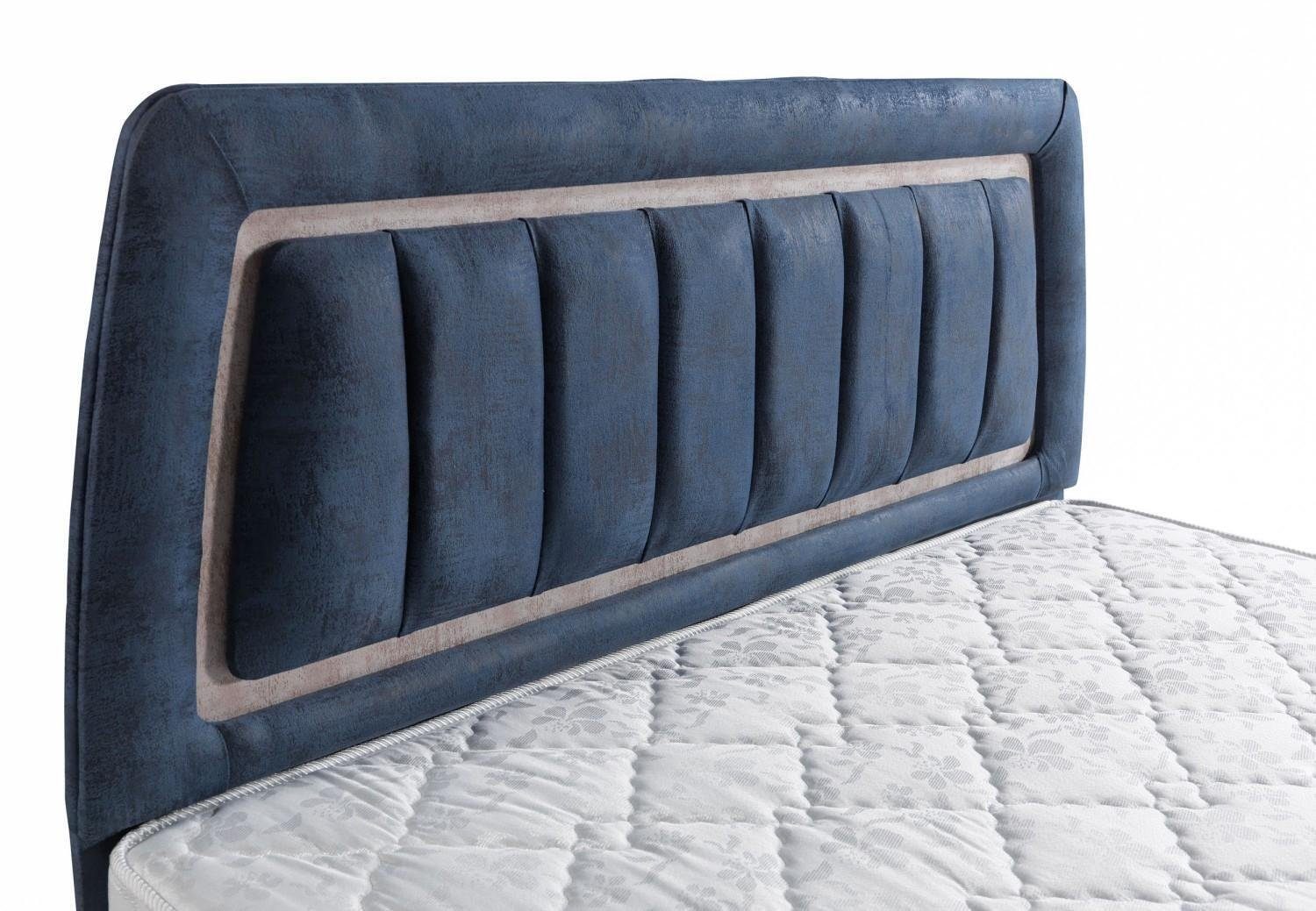 Bettkasten Bett Made Polster (Bett), Möbel JVmoebel Luxus Bett Europe In Design Modern Schlafzimmer Betten