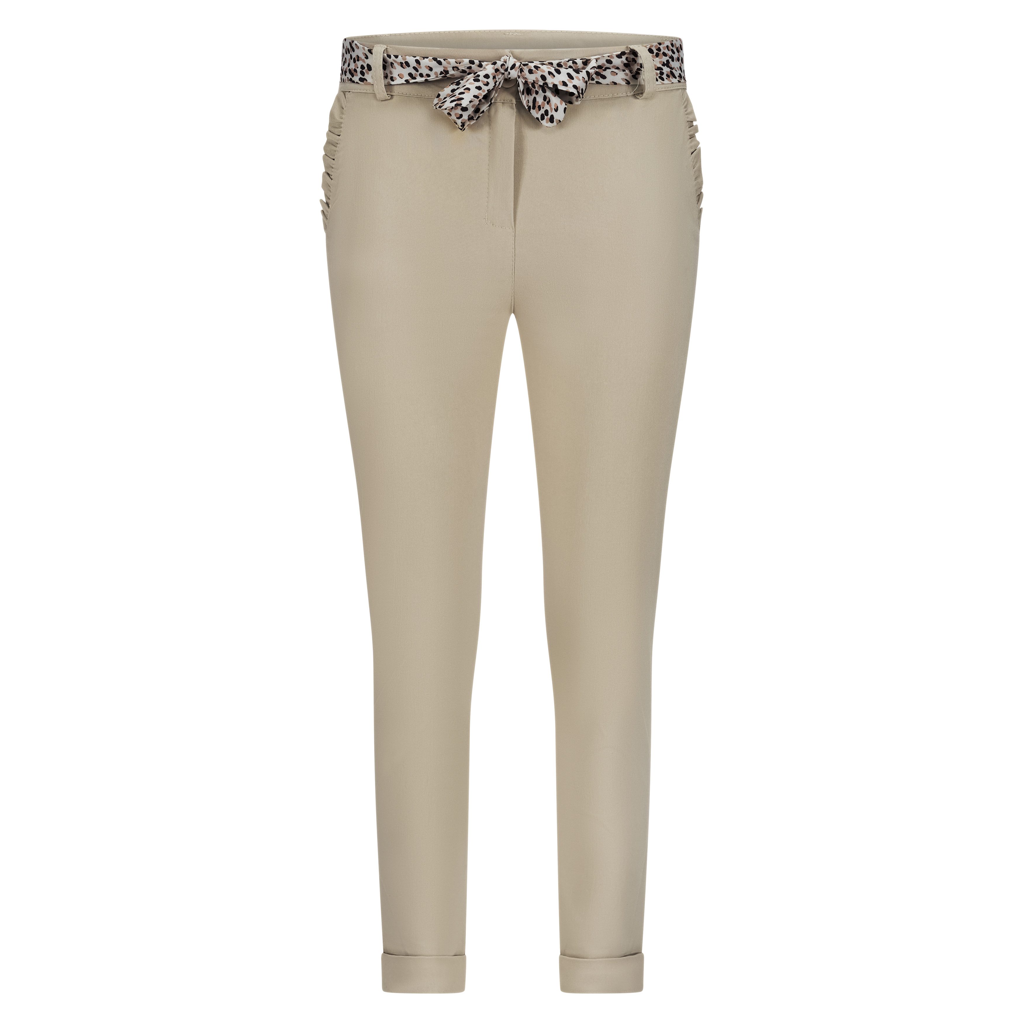 Mississhop Stretch-Hose Female Damen Stretch Klassische Chino Hose mit gemu günstig online kaufen