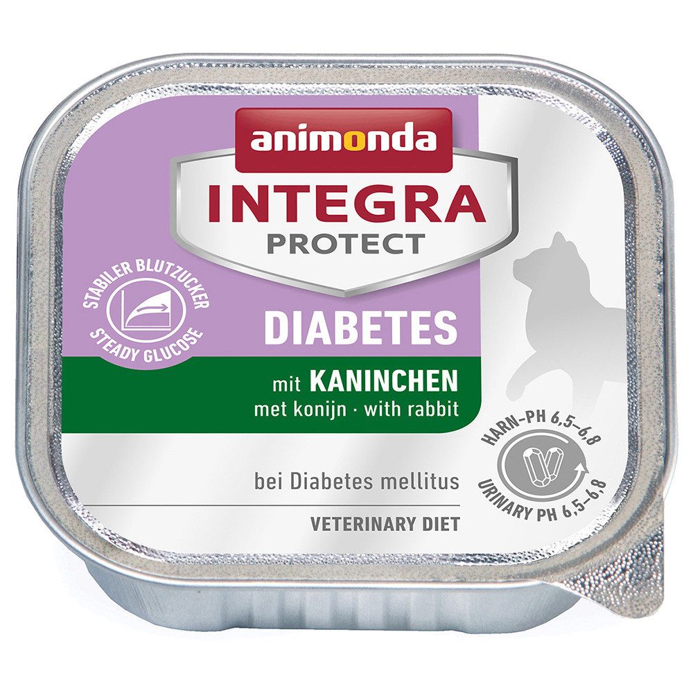 Animonda Integra Protect Diabetes mit Kaninchen 100 g - 16 Stück, für: Katze