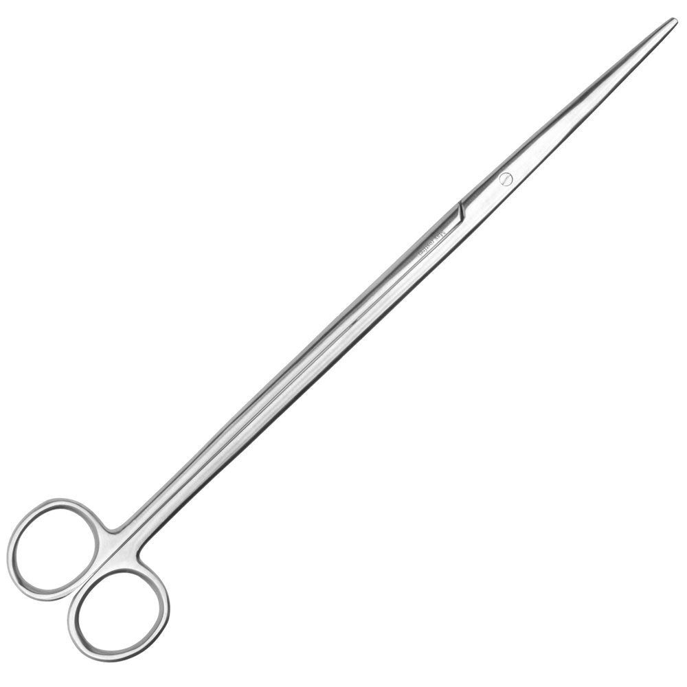 May Terrarium Aquascaping Schere lang - gebogene Schneide - Edelstahl