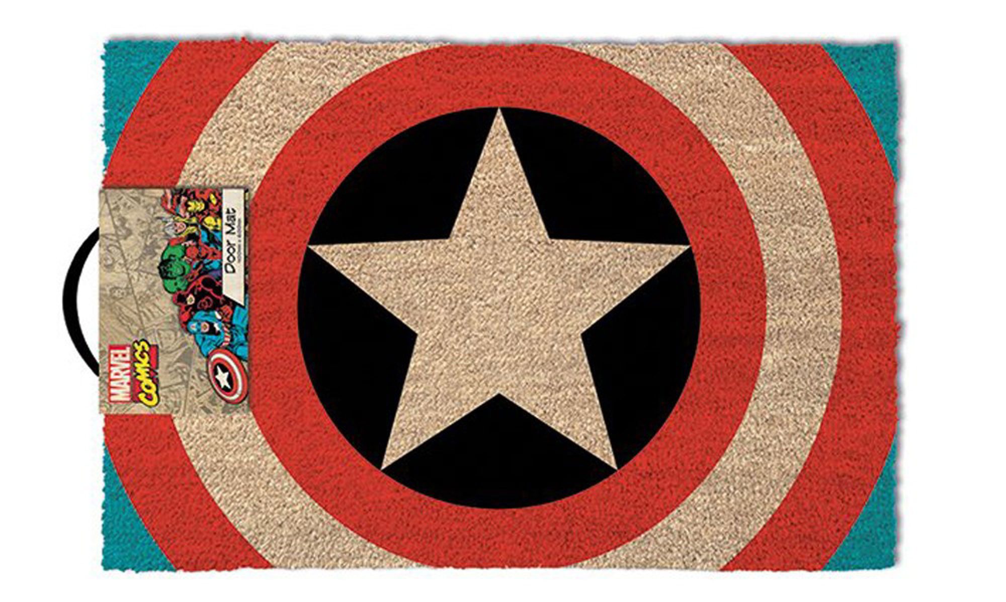 Fußmatte Fußmatte Kokos - Türmatte Kokos - Captain America Shield günstig online kaufen