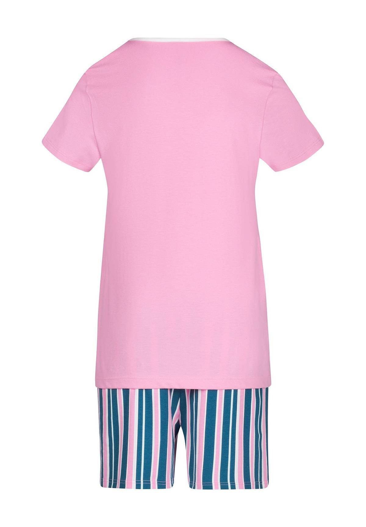 2-tlg. Pyjama kurz, Skiny Set Pink/Blau - Kinder, Schlafanzug Mädchen
