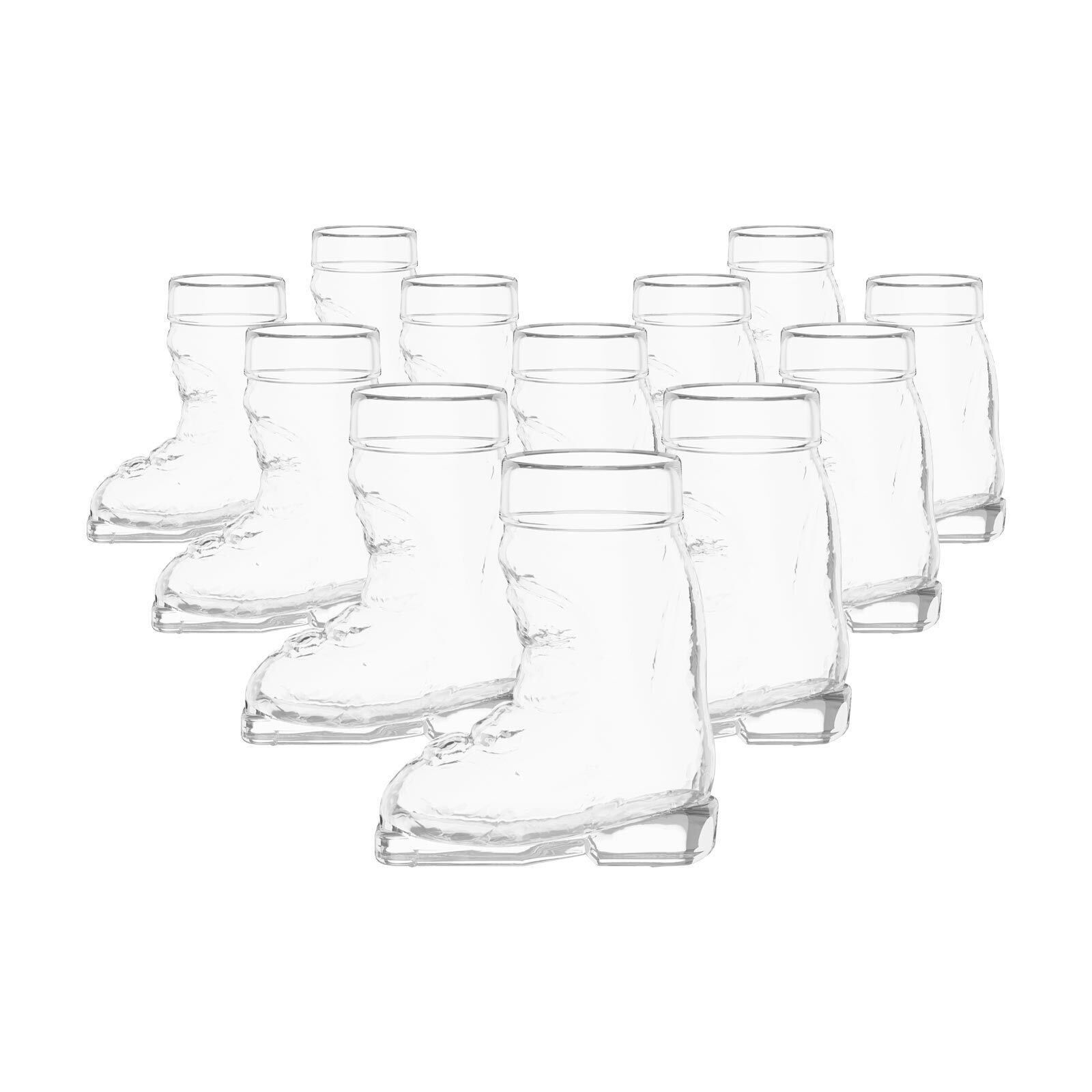 Stölzle Schnapsglas Ski Boot Stamper 4 cl 12er Set, 12-tlg., Glas