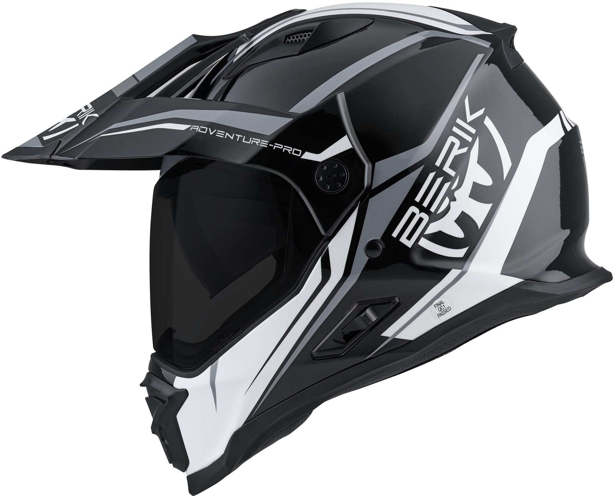 Berik Motocrosshelm MX313 Volstom Adventure Pro Enduro Helm, Vorbereitet Für Kommunikationssystem,herausnehmbares Innenfutter – Bild 3 von 5