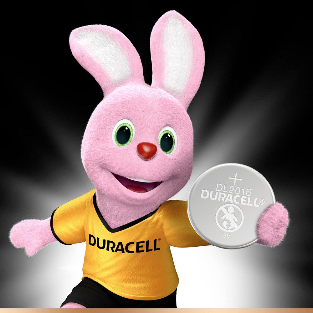 Duracell Duracell Knopfzelle CR2016 3 V 2 St. 90 mAh Lithium Elektro 2016 Knopfzelle