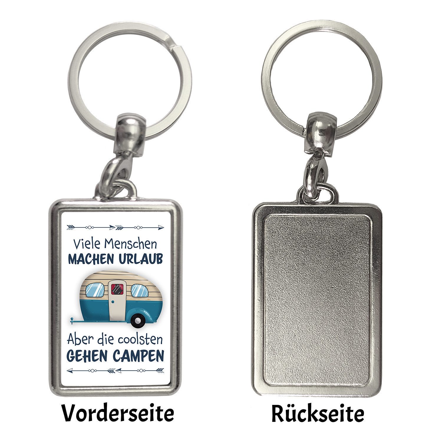 speecheese Schlüsselanhänger Die coolsten gehen campen günstig online kaufen