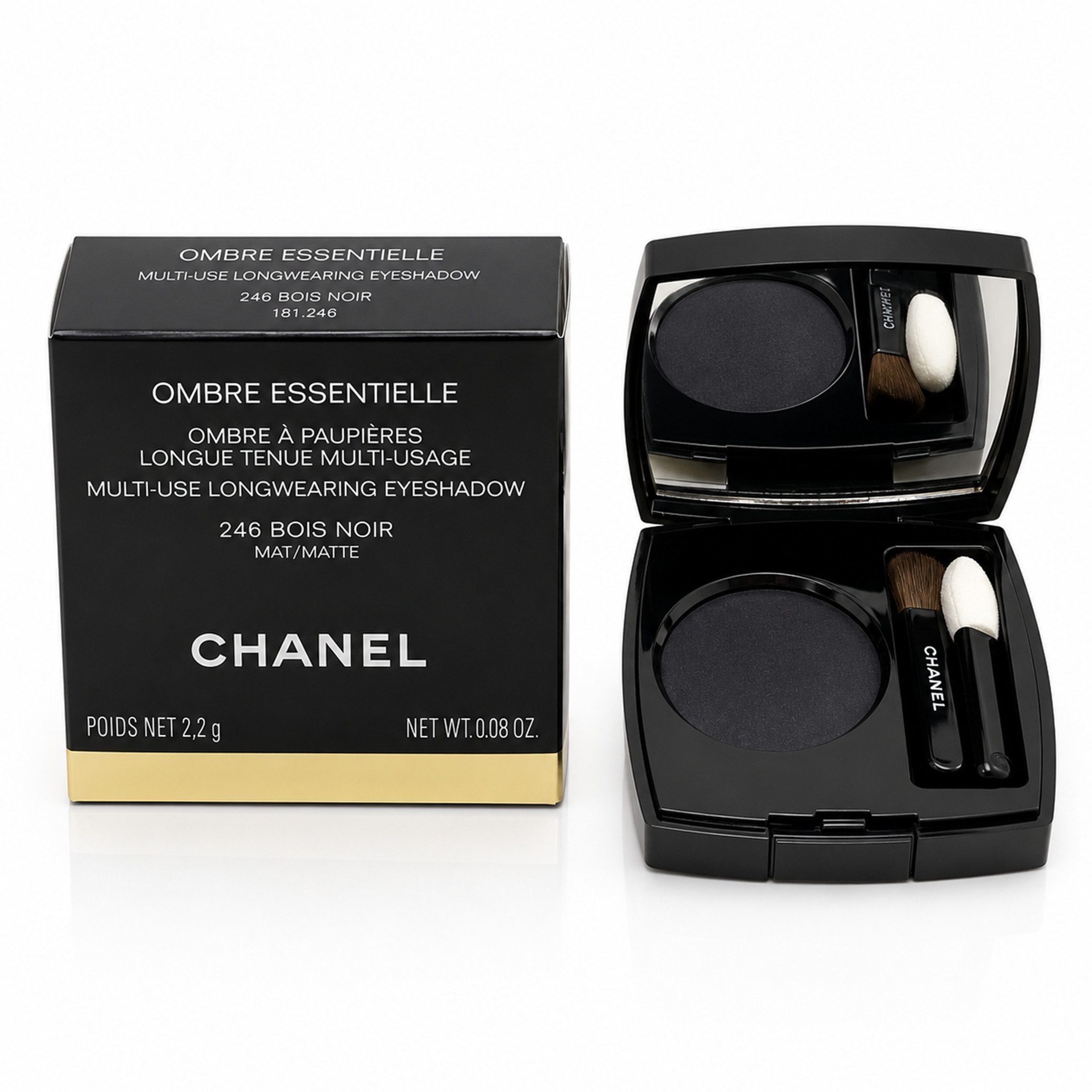 CHANEL Lidschatten Chanel Ombre Essentielle Lidschatten eyeshadow 246 Bois Noir 2,2g
