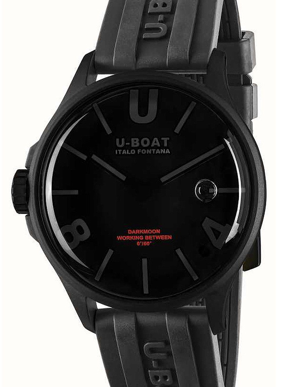 U-Boat Quarzuhr U-Boat 9545 Darkmoon Black PVD Herrenuhr 40mm 5ATM U-Boat 9545 Darkmoon Black PVD Herrenuhr 40mm 5ATM
