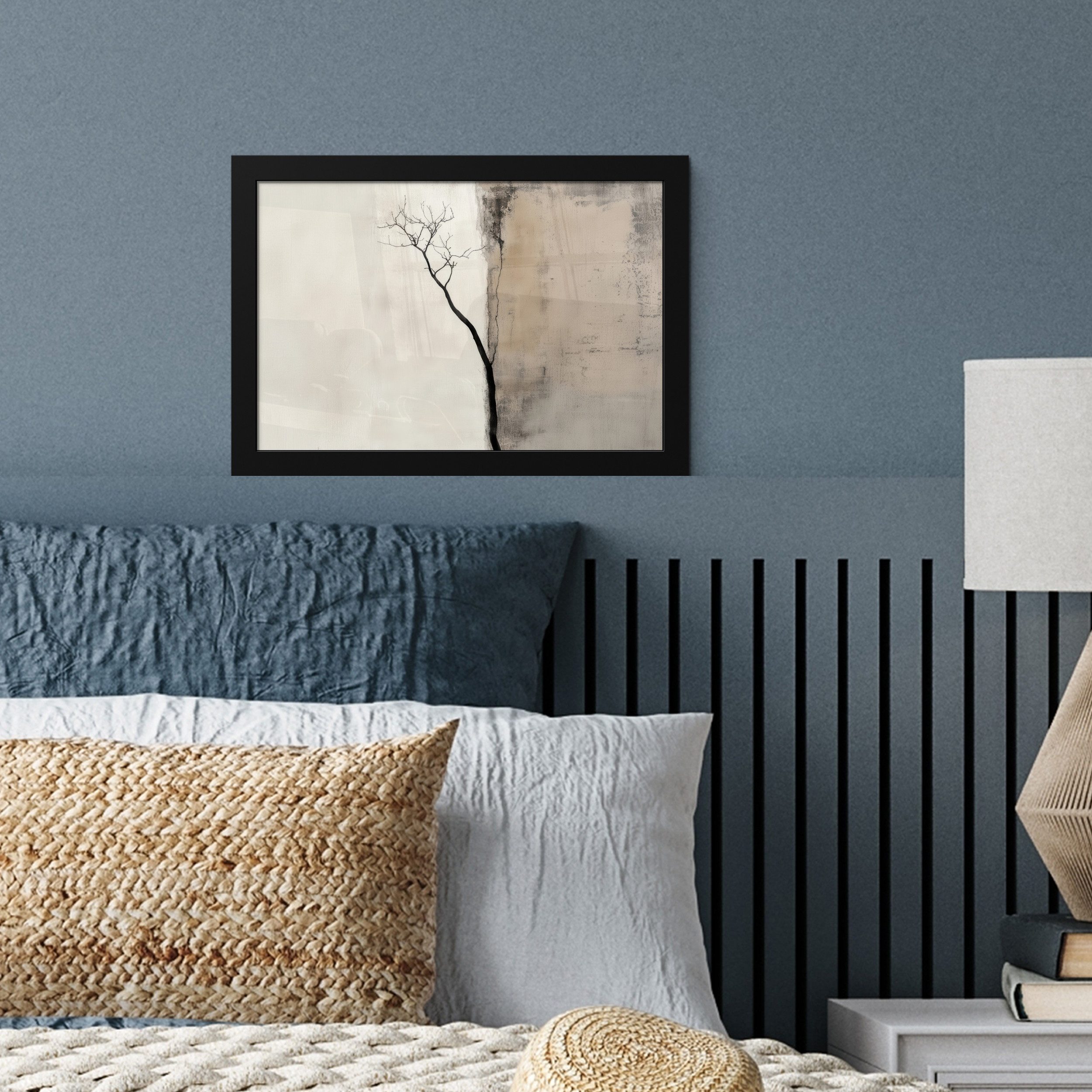 MuchoWow Poster Wabi sabi - Pflanze - Beige, (1 St), Wandbilder, Deko Wohnzimmer Schlafzimmer, 30x20 cm – Bild 4 von 5