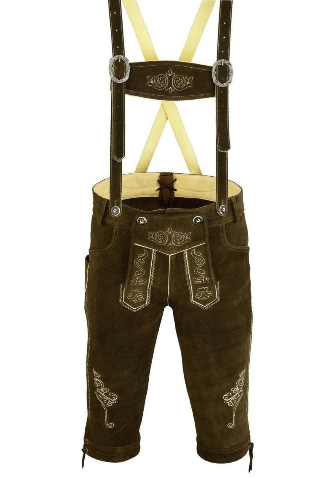 Myooka Trachtenlederhose Herren Trachtenlederhose Inkl. Hosen günstig online kaufen