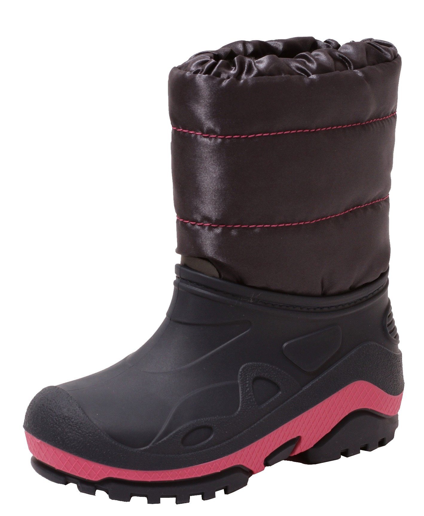 Zapato Snowboots Mädchen Stiefel Schneestiefel Duck Boot Schuhe gefüttert  blau pink