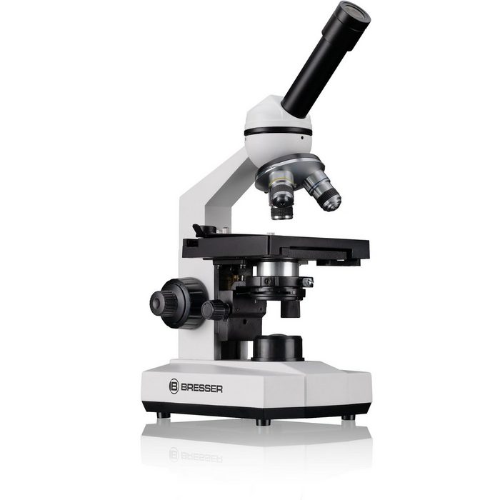 BRESSER Erudit Basic Mono 40x-400x (23) Auf- und Durchlichtmikroskop
