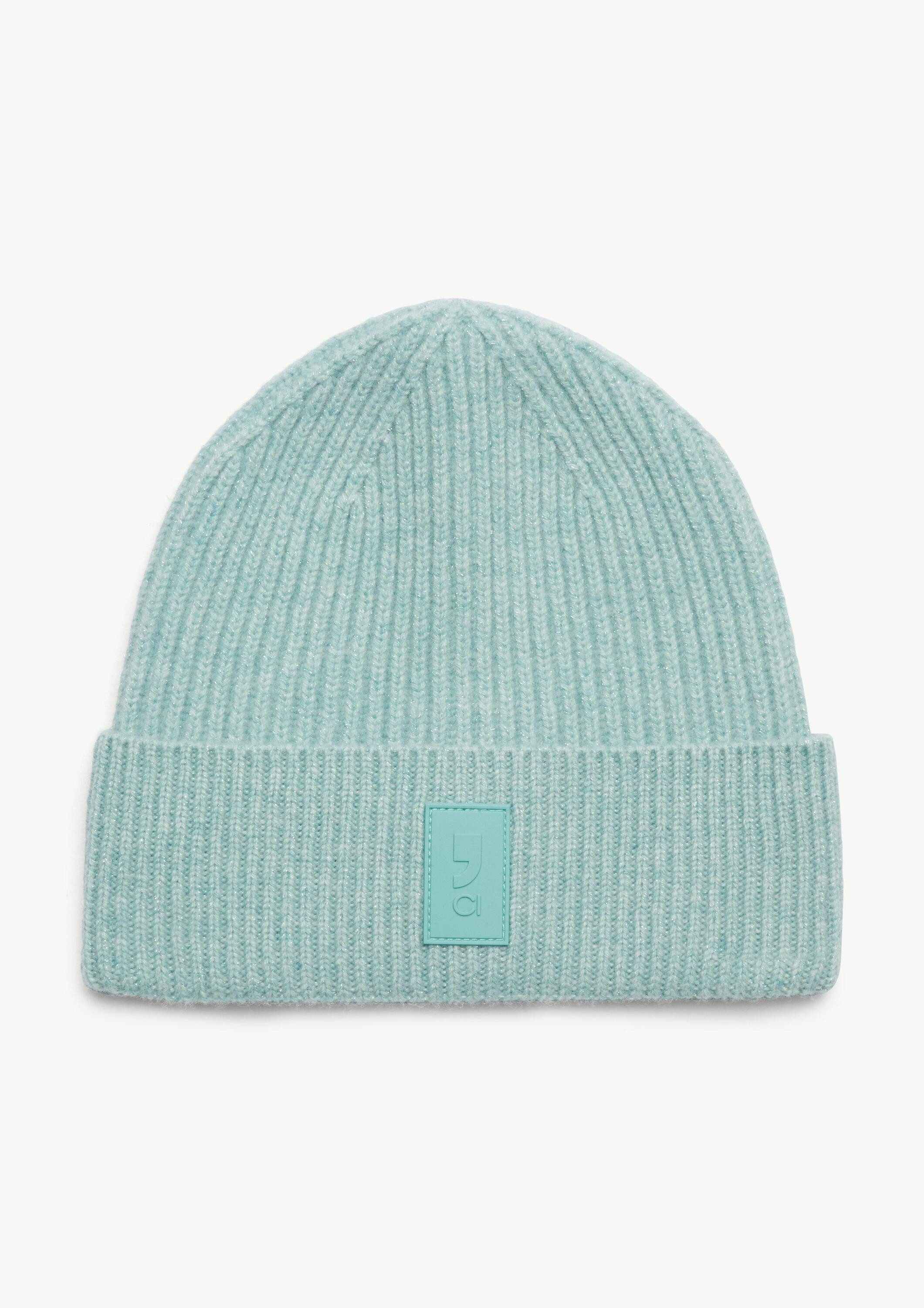 comma Strickmütze Mütze Strickmütze mit Glitzergarn günstig online kaufen
