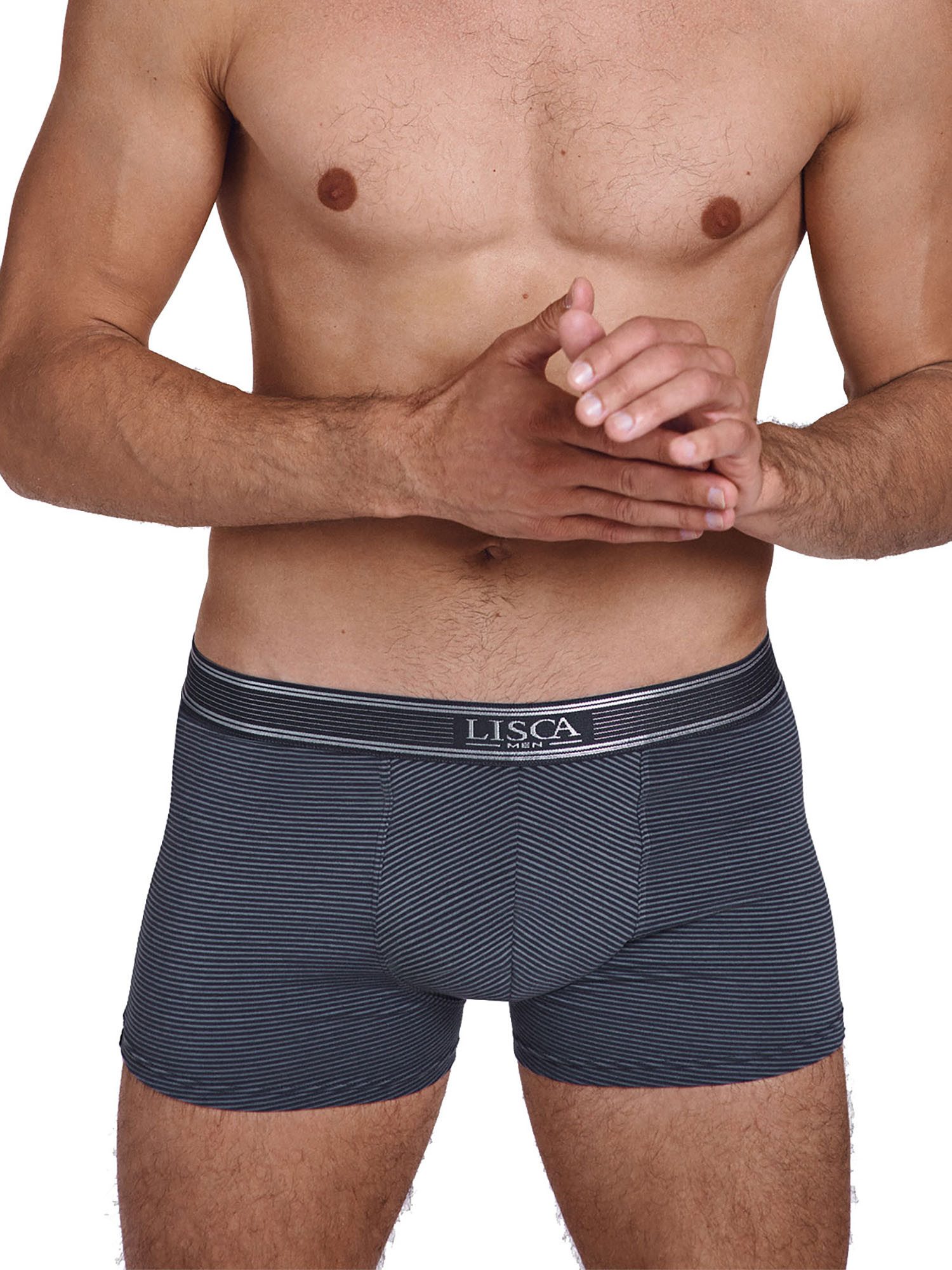 Lisca Retro Pants 4er Pack Herren Pant Zeus (Packung, 4-St) Cotton Modalmix, hautfreundlich, besonders weich, seidig glänzend