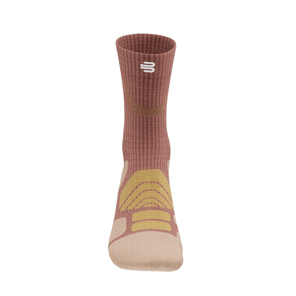 Bauerfeind Sportsocken OUTDOOR MERINO  MID CUT SOCKS mit Unterstützung im Sprunggelenk durch Infinity Zone