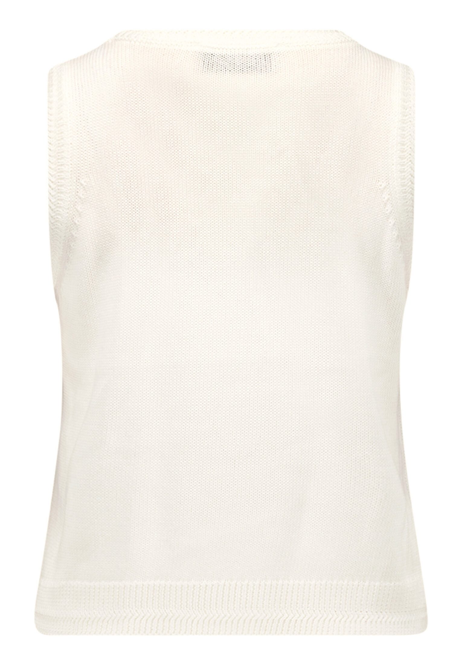 Cartoon Stricktop Damen mit Rundhalsausschnitt