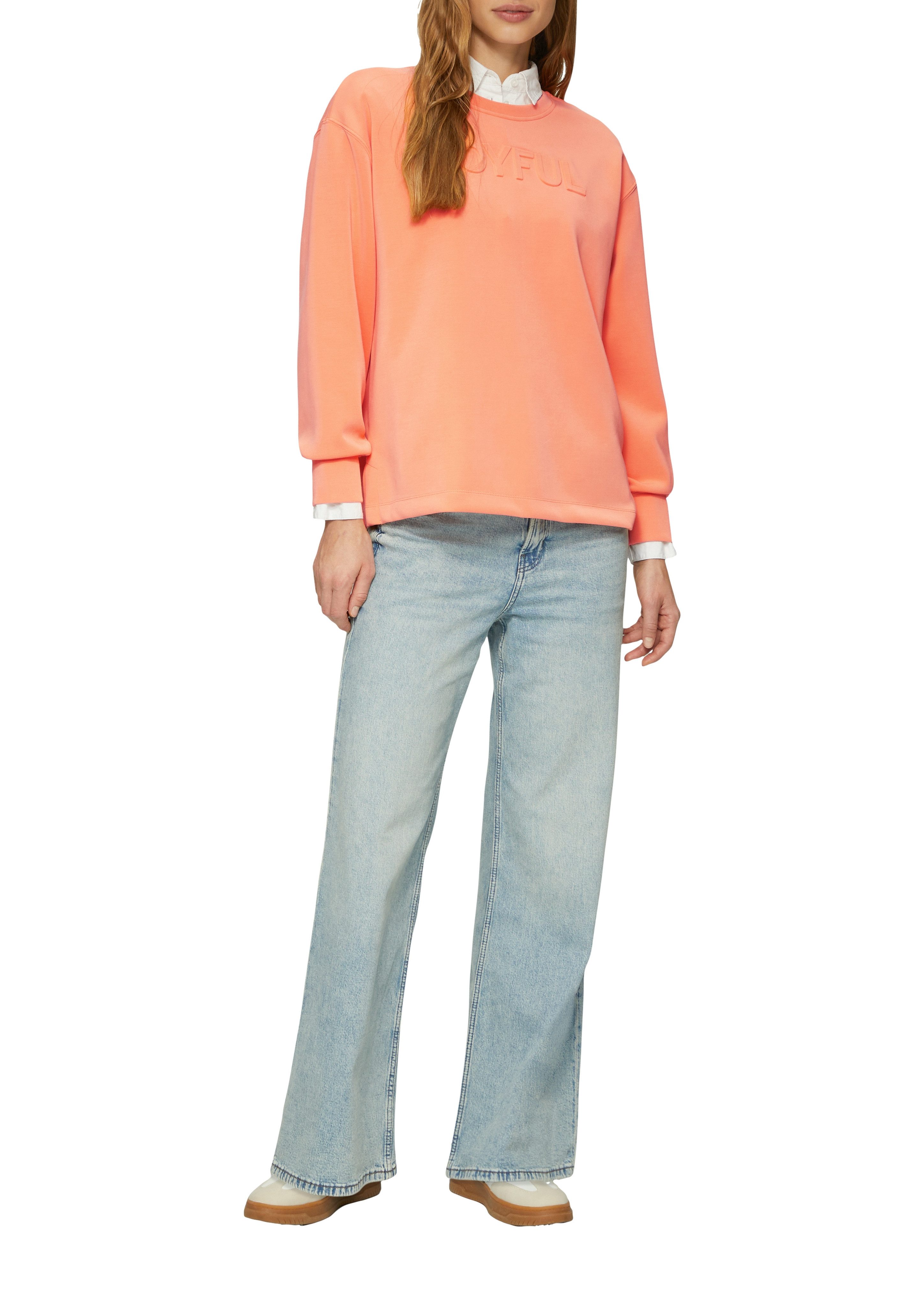 s.Oliver Sweatshirt mit Schriftzug günstig online kaufen