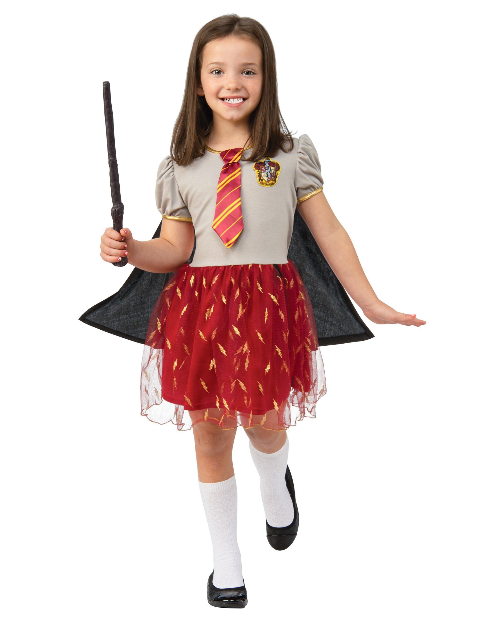 Kostüm Gryffindor-Lizenzkostüm für Mädchen Harry Potter bunt