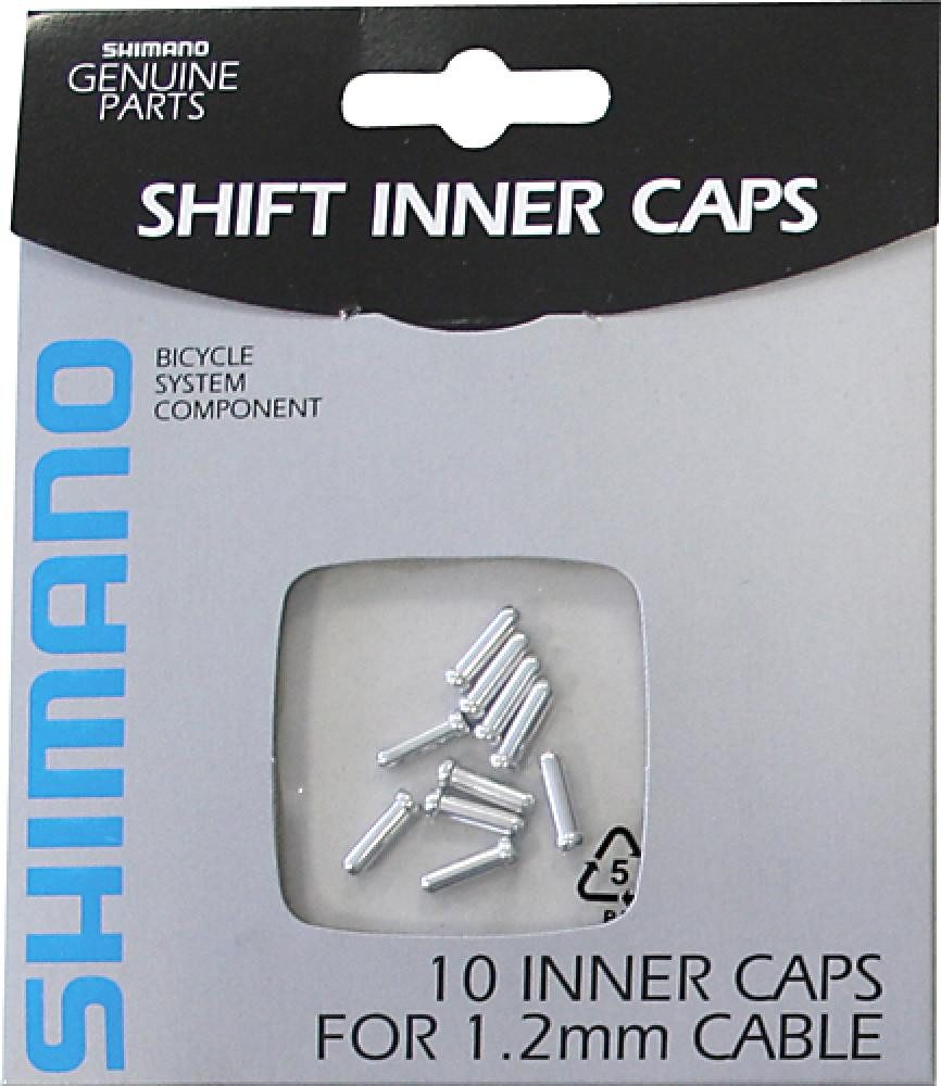 Shimano Schaltzug SHIMANO 10 Stück. Endkappe Schaltzug 1,2 mm Endkappe - 1,2 mm