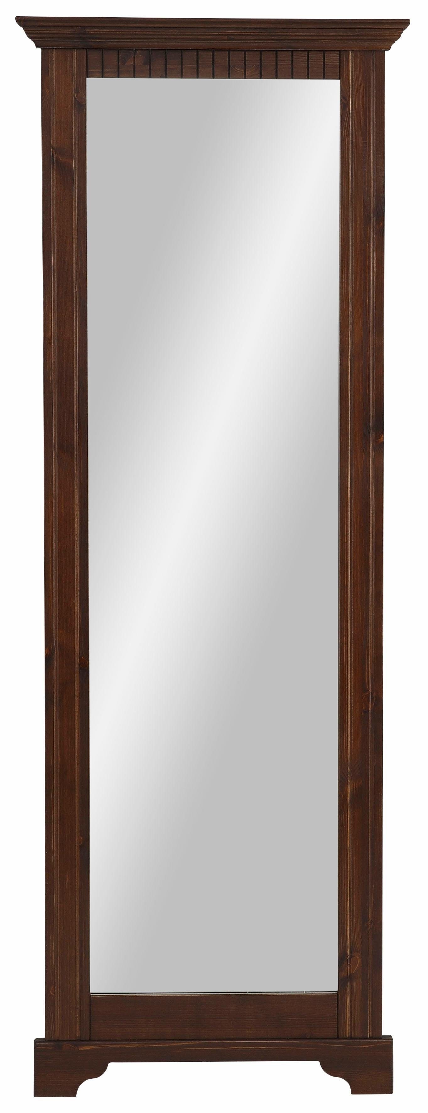 OTTO home Spiegel Rustic, Garderobenspiegel, Landhausstil, Rahmen in Kiefer massiv, Höhe 190 cm, mit Zierfräsungen