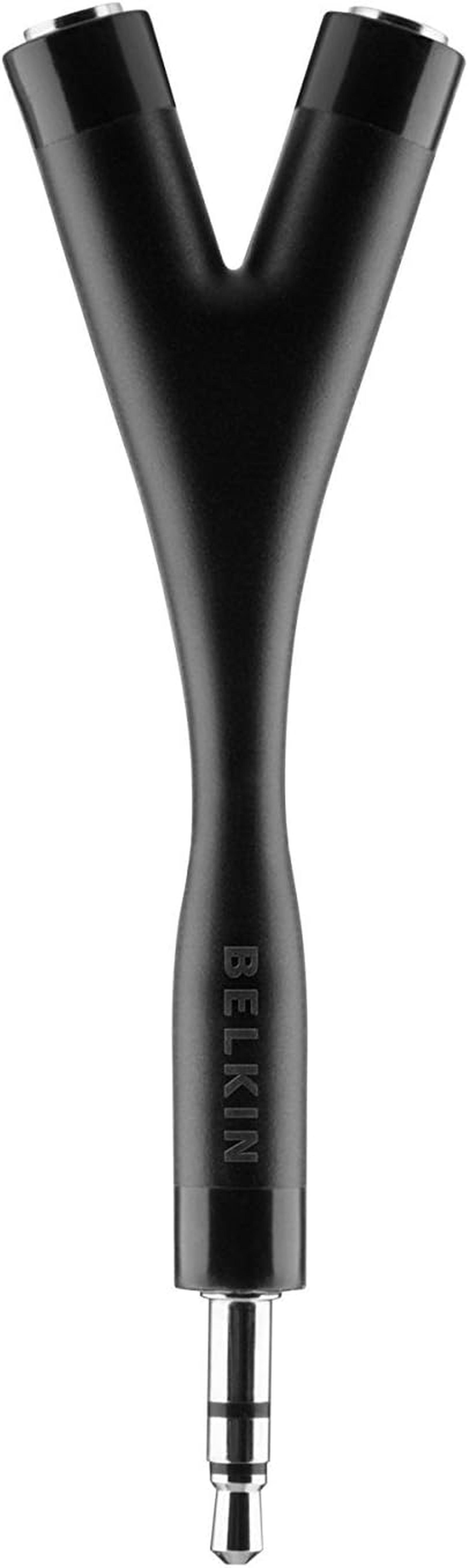 Belkin Belkin biegsamer Kopfhörer Splitter AV10093BT 3,5 mmStecker auf 2 x 3, Audio-Kabel