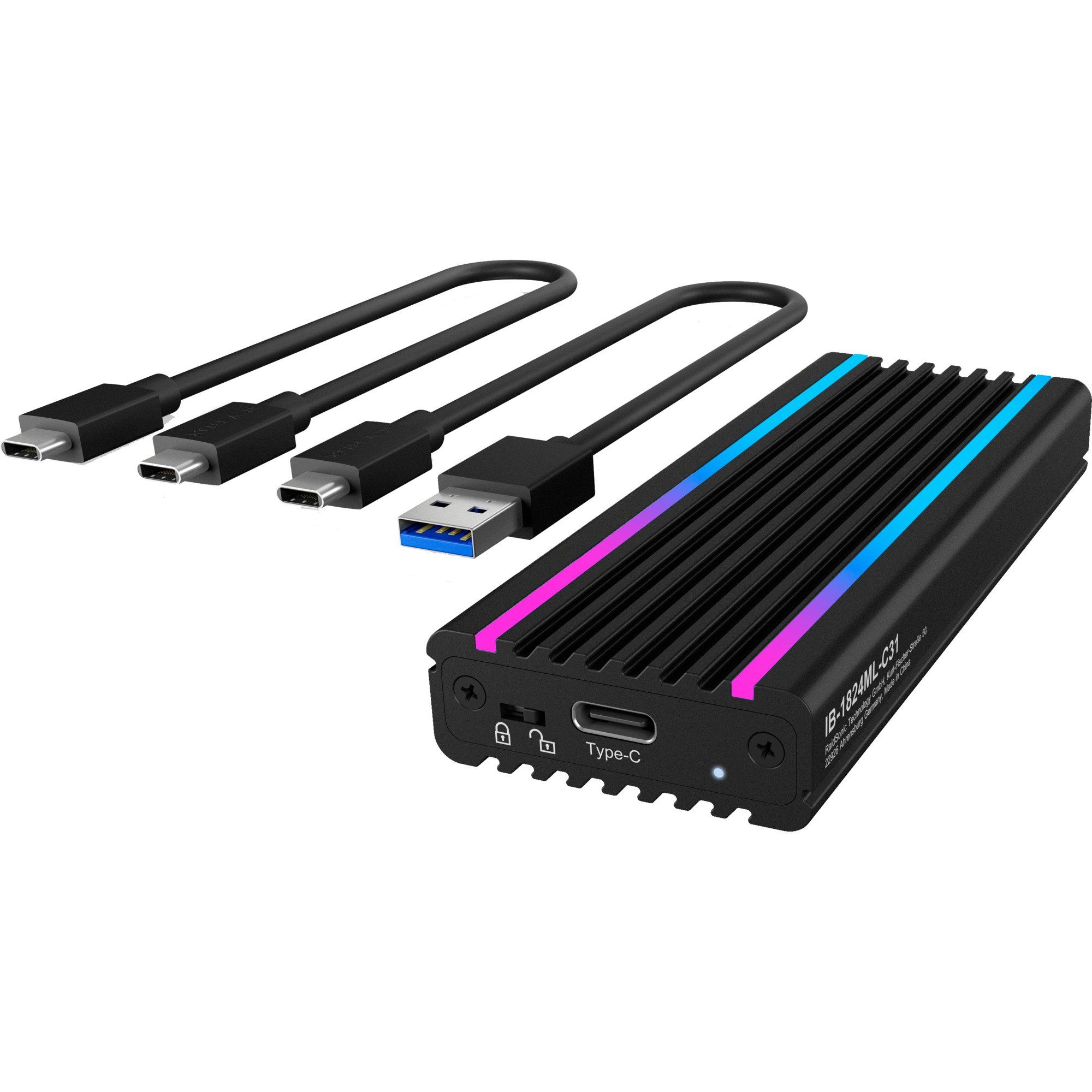 ICY BOX Festplatten-Gehäuse ICY BOX IB-1824ML-C31, Laufwerksgehäuse