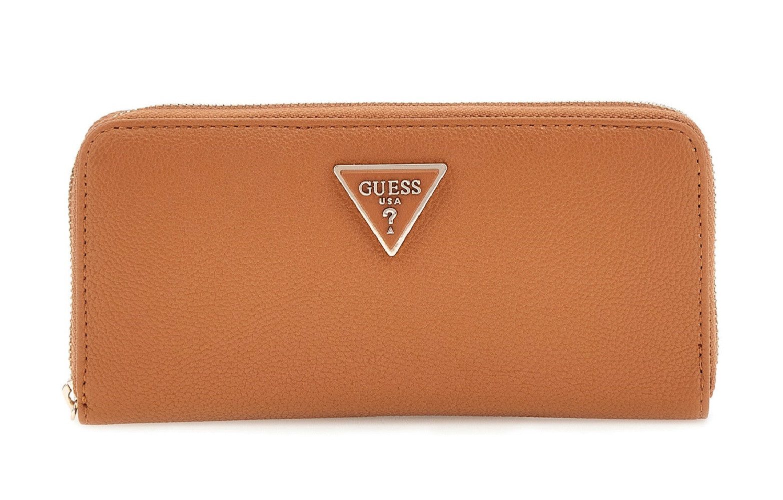 Guess Geldbörse Meridian SLG Large Zip Around Wallet Geldbörse lang (1 Stück, 1-tlg., B/H/T)ca. 20,5/9,5/2,5 cm), wasserabweisend