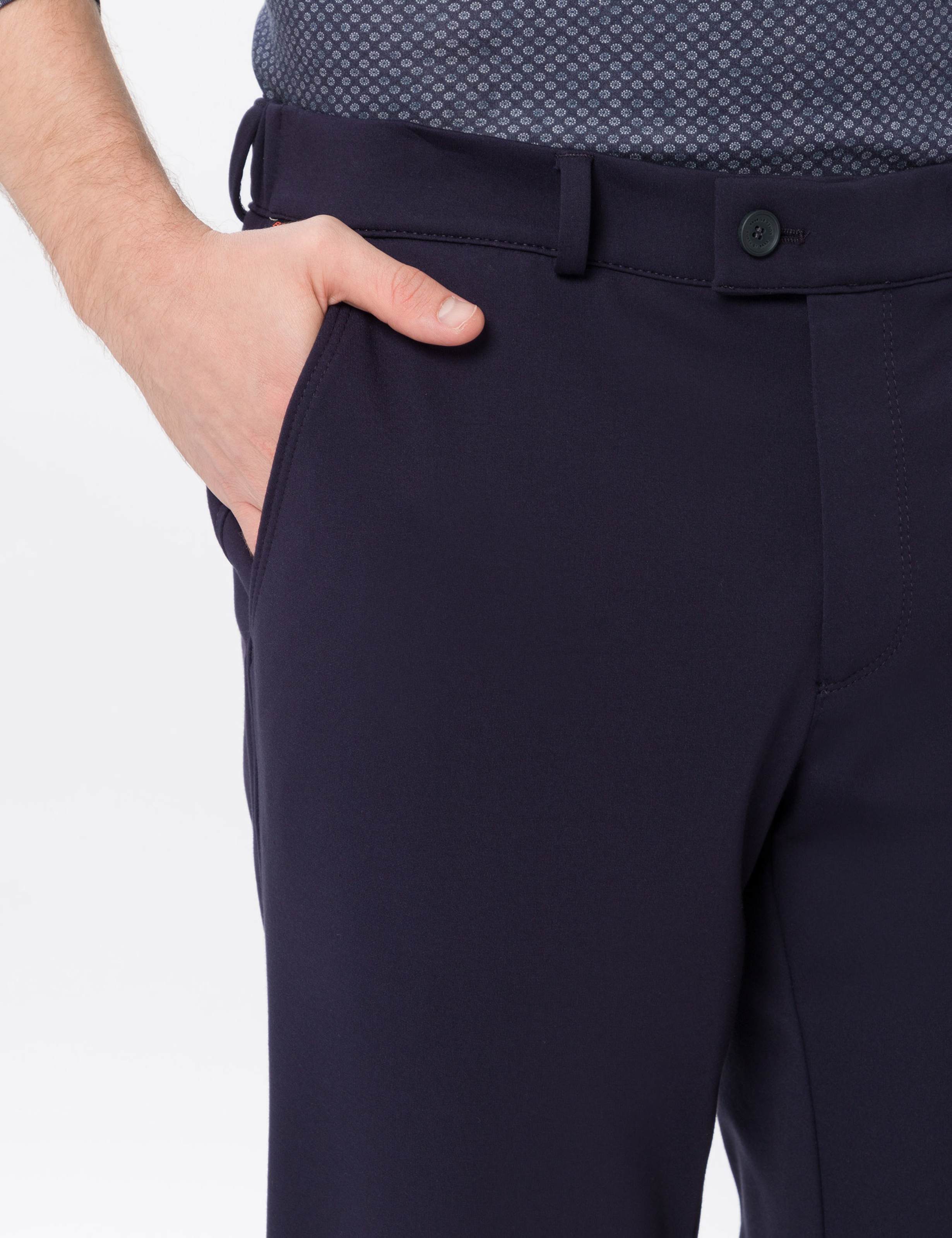 EUREX by BRAX Chinohose Style THILO Jersey: Flatfronthose im Regular Fit – Bild 5 von 5