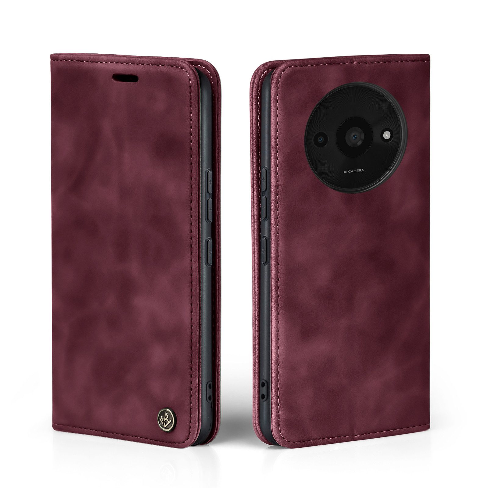 Tec-Expert Handyhülle Tasche Hülle für Xiaomi Redmi A3 6.71 Zoll, 6.71, Cover Klapphülle Case mit Kartenfach Fliphülle aufstellbar