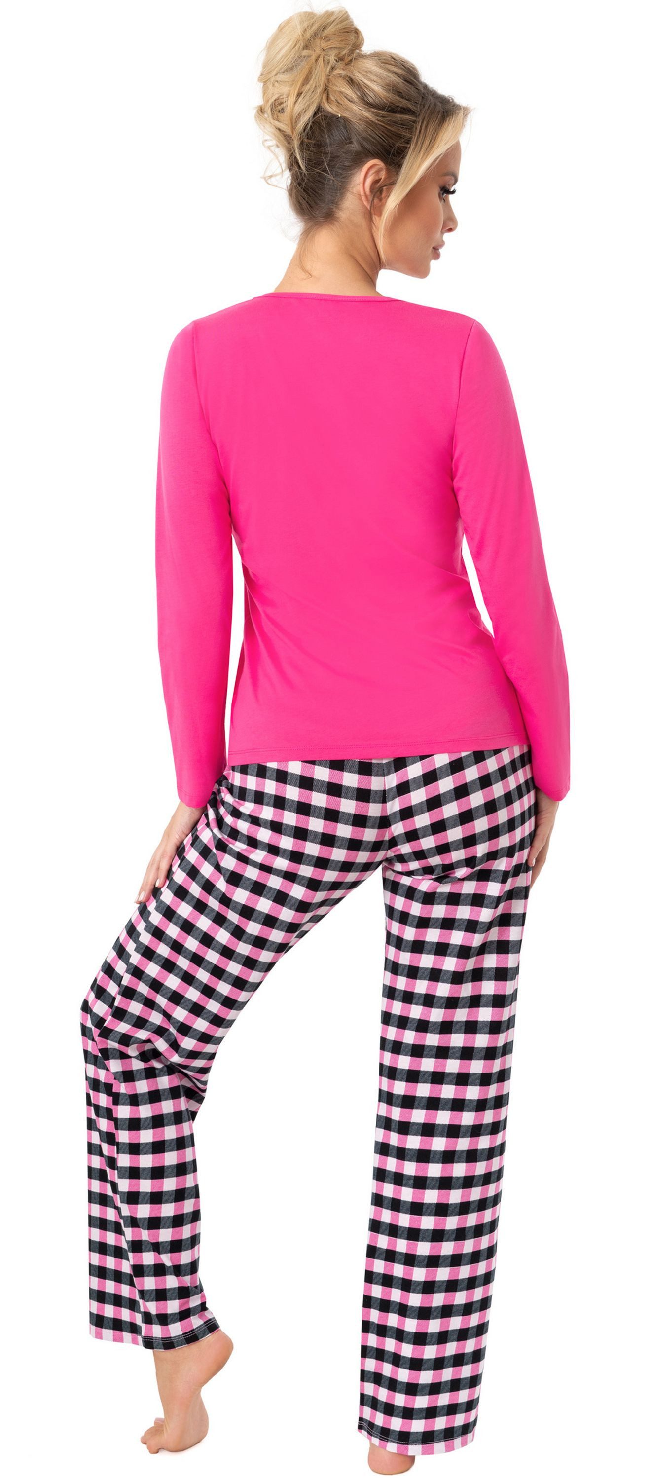 Donna Schlafanzug Sleep (Set, 2 tlg., 2-teilig) Damen Pyjama lang 2-teilig günstig online kaufen