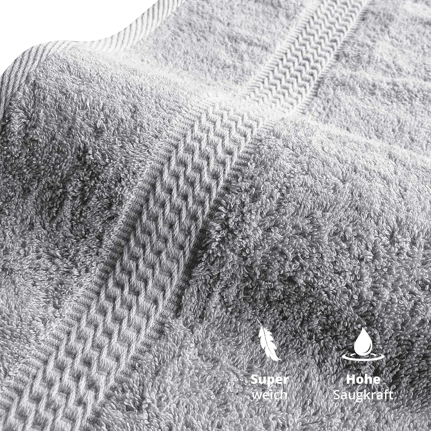 TRENDBUY24 Handtuch Set Handtücher Duschtücher Gästetücher günstig online kaufen