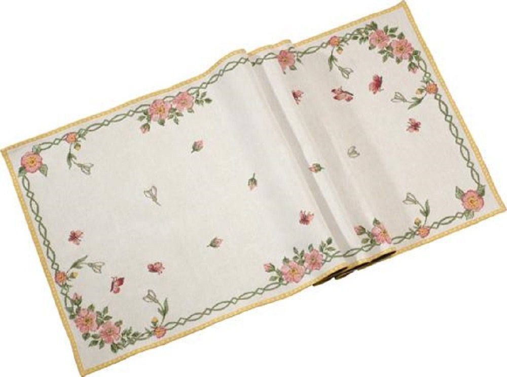 Villeroy & Boch Tischläufer Villeroy & Boch Spring Fantasy Gobelin Tischläufer XL New Flowers