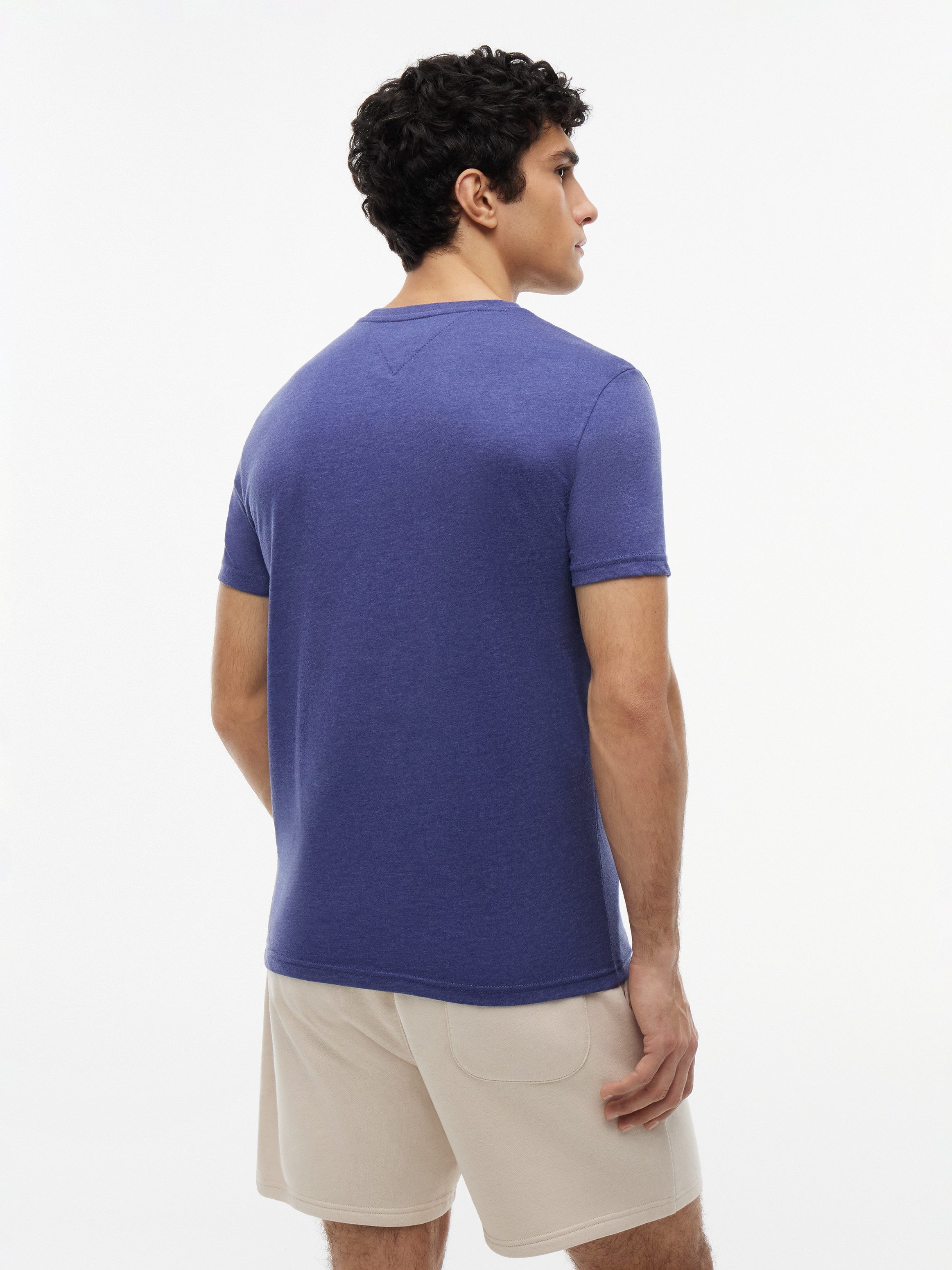 Tommy Jeans T-Shirt TJM XSLIM JASPE HTR TEE EXT Mit Rundhalsausschnitt