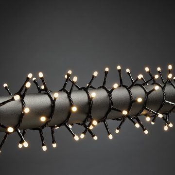 KONSTSMIDE LED-Lichterkette Weihnachtsdeko aussen, gefrostet, 1500 warm weiße Dioden
