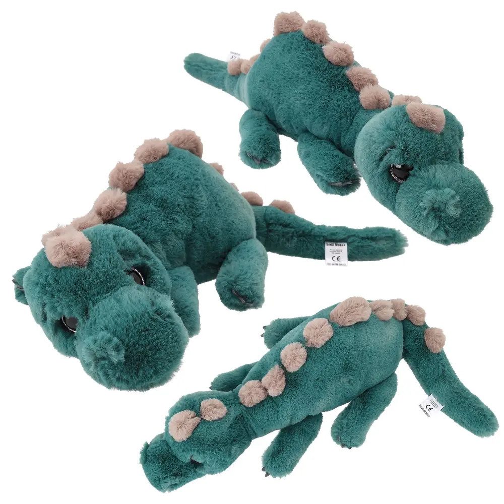 Depesche Kuscheltier Dino World Plüschdino liegend grün 50 cm