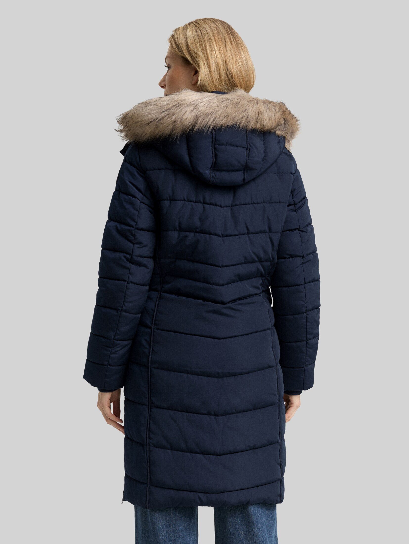 TOM TAILOR Steppmantel Jacken Puffer-Mantel mit abnehmbarer Kapuze
