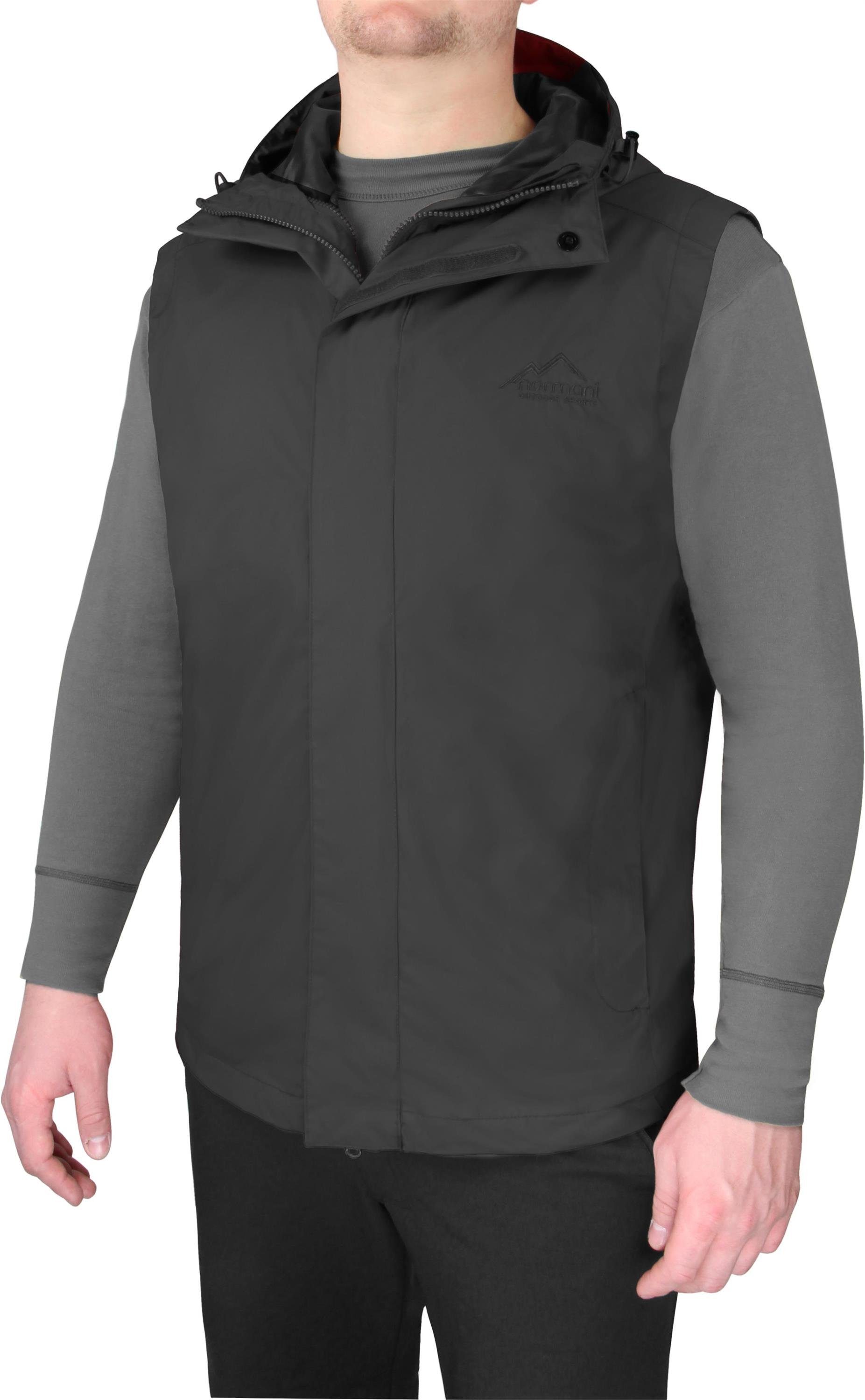 Funktionsweste Herren Hardshellweste Kolumbus
