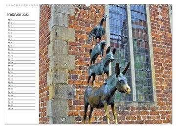 CALVENDO Wandkalender Bremen ganz nah (Premium, hochwertiger DIN A2 Wandkalender 2023, Kunstdruck in Hochglanz)