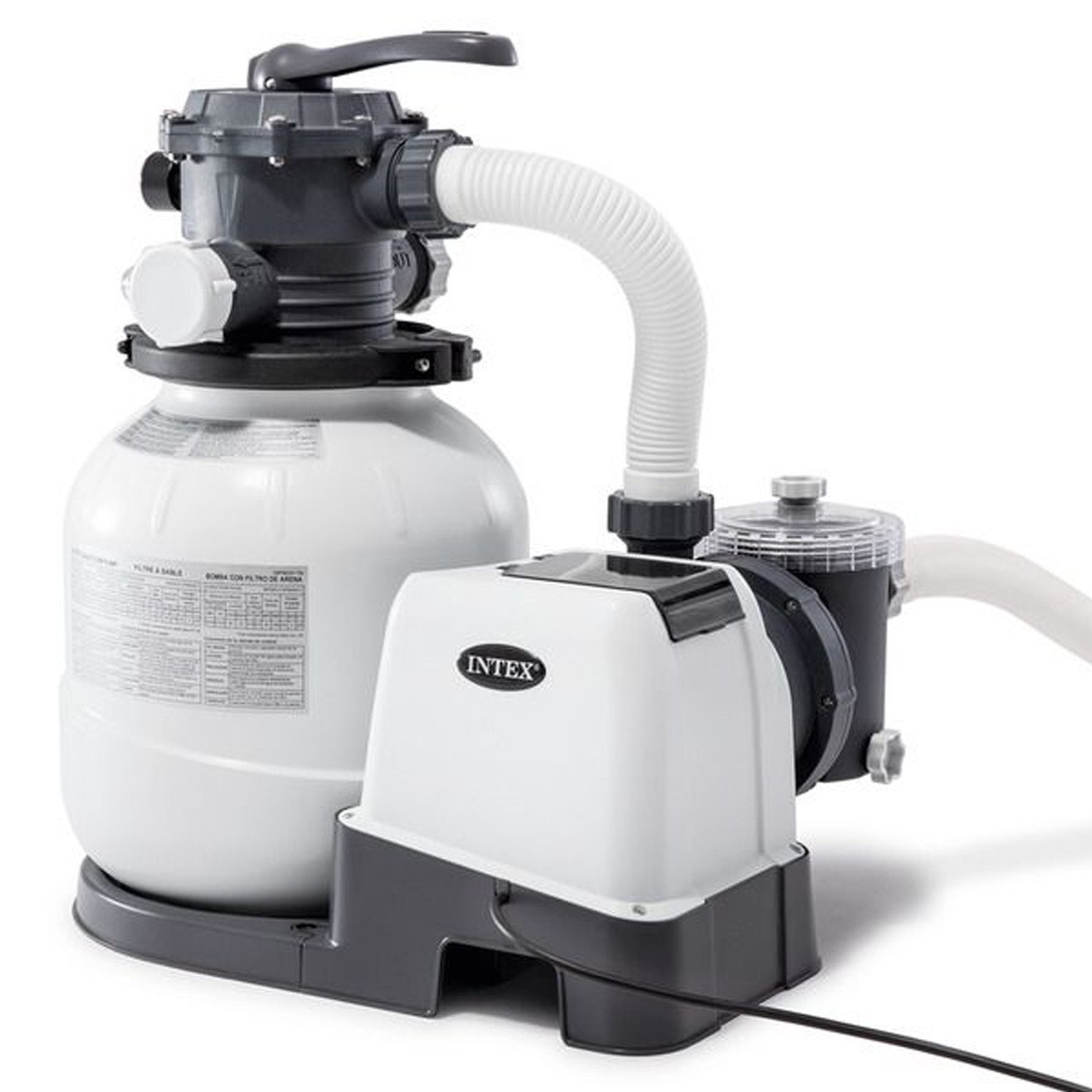 Intex Framepool Set Ultra Quadra XTR 732 x 366 x 132 cm, inkl. Sandfilteranlage (Set, Inkl. Sandfilteranlage), Präzisionsgefertigtes Verriegelungssystem