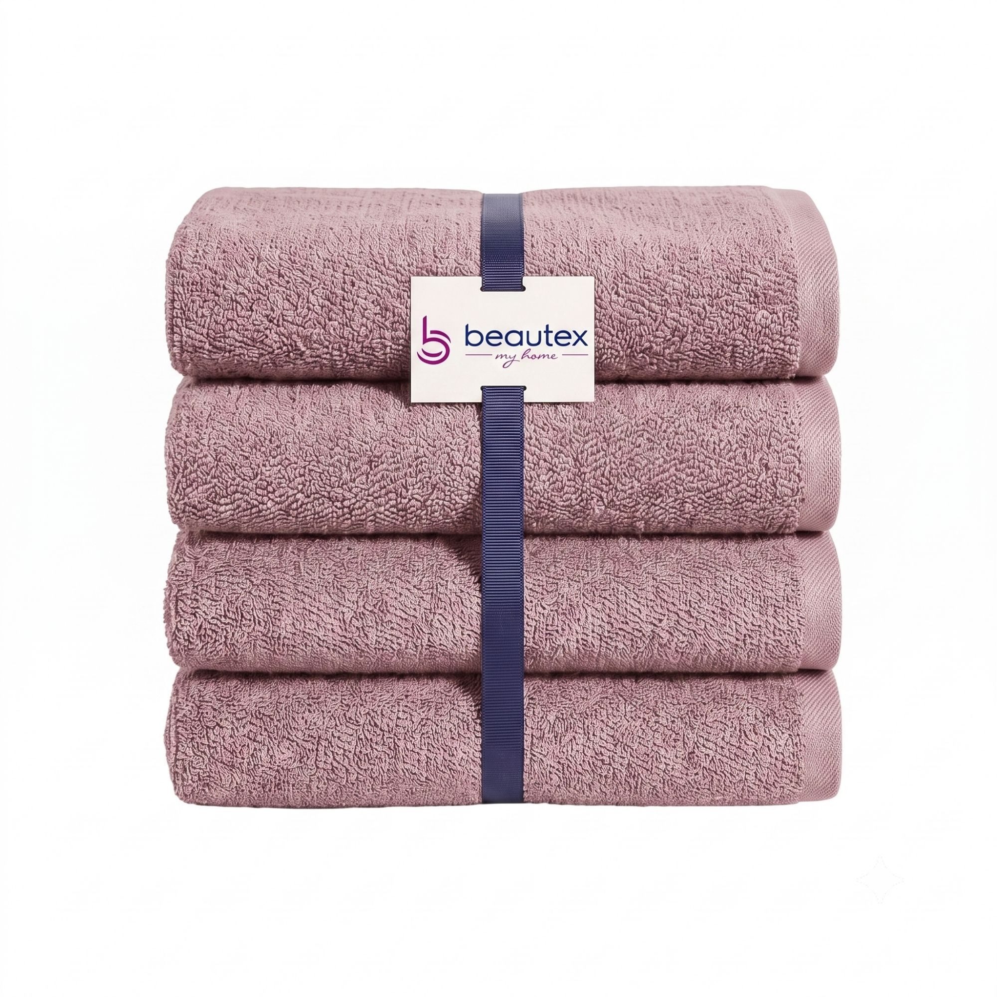 Beautex Handtuch Set, Premium Frottier Sets, 100% Baumwolle 550g/m², Multischlaufen-Optik, Frottier, saugstark, weich, flusenfrei, schnelltrocknend, schadstoffgeprüft