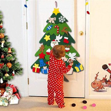 Lubgitsr Künstlicher Weihnachtsbaum Filz Weihnachtsbaum,Weihnachtsgeschenke für Kinder,Abnehmbarer