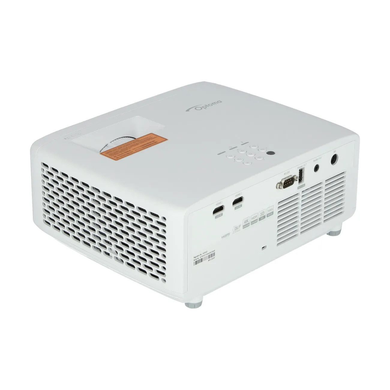 Optoma Optoma HZ146X-W DLP-Beamer (3800 lm, 2000000:1, 1920 x 1080 Pixel px, 3.800 lm Laser, Full 3D, HDR-kompatibel, 30.000h Laufzeit & 24/7 Modus)