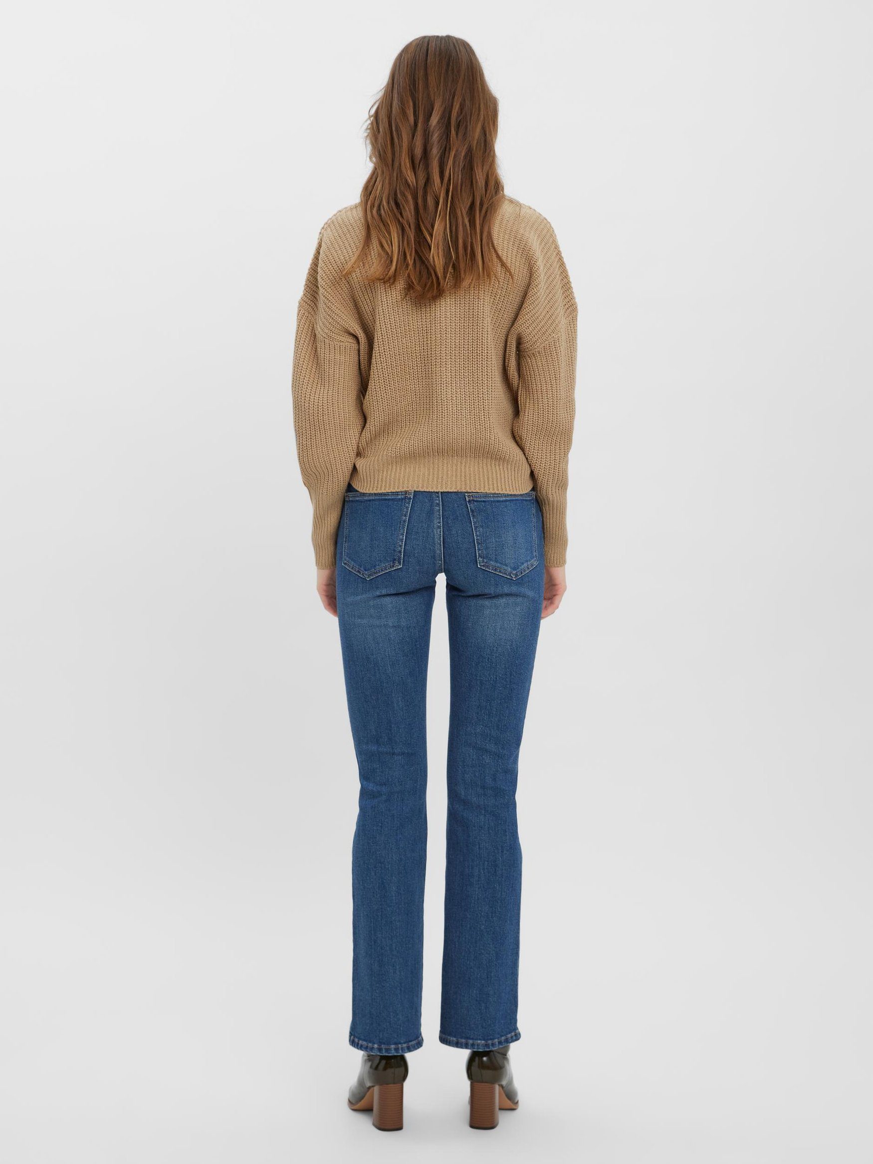 Vero Moda Cardigan Langarm Strickjacke V-Ausschnitt günstig online kaufen