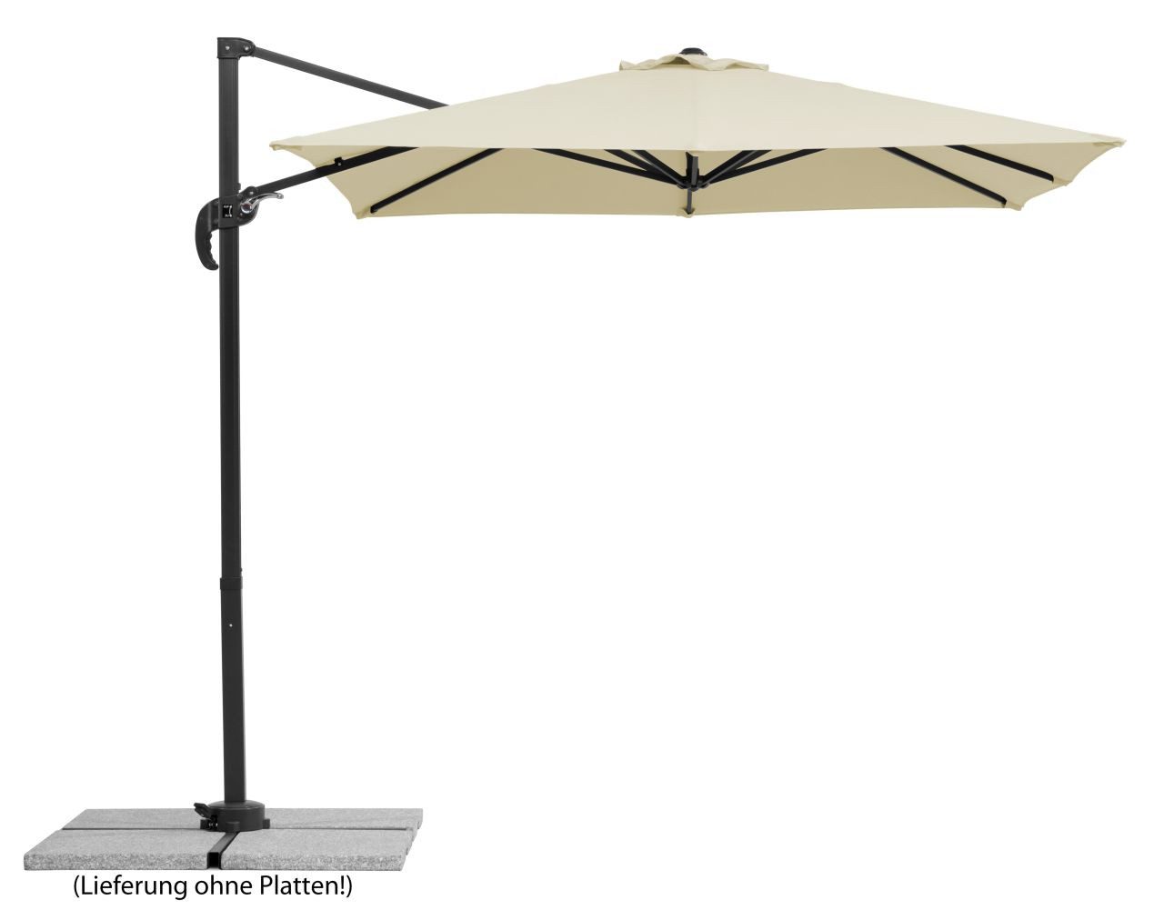 Schneider Schirme Ampelschirm Schneider Sonnenschirm Rhodos Junior natur 230 x