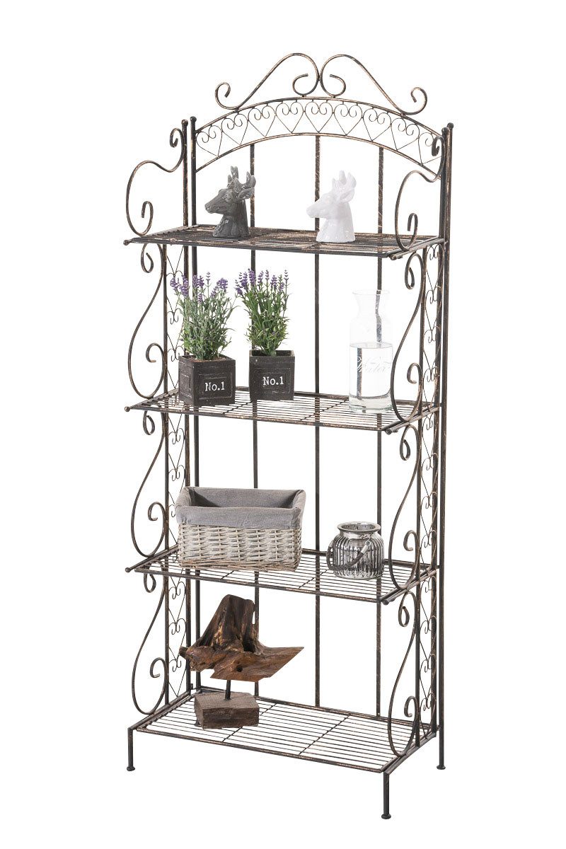 furnicato Standregal Antje 153x61x33 cm Bronze, 1-tlg.