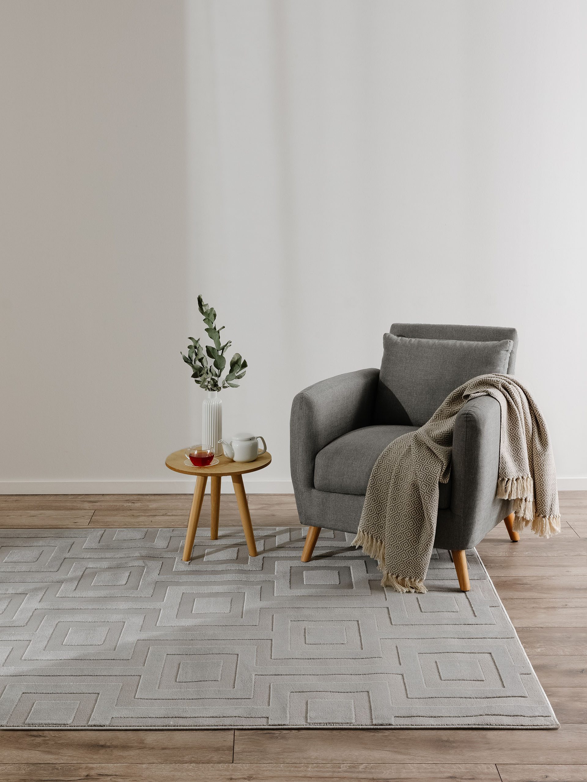 benuta Teppich Claire, rechteckig, Höhe: 6 mm, Teppich Wohnzimmer, Esszimme günstig online kaufen