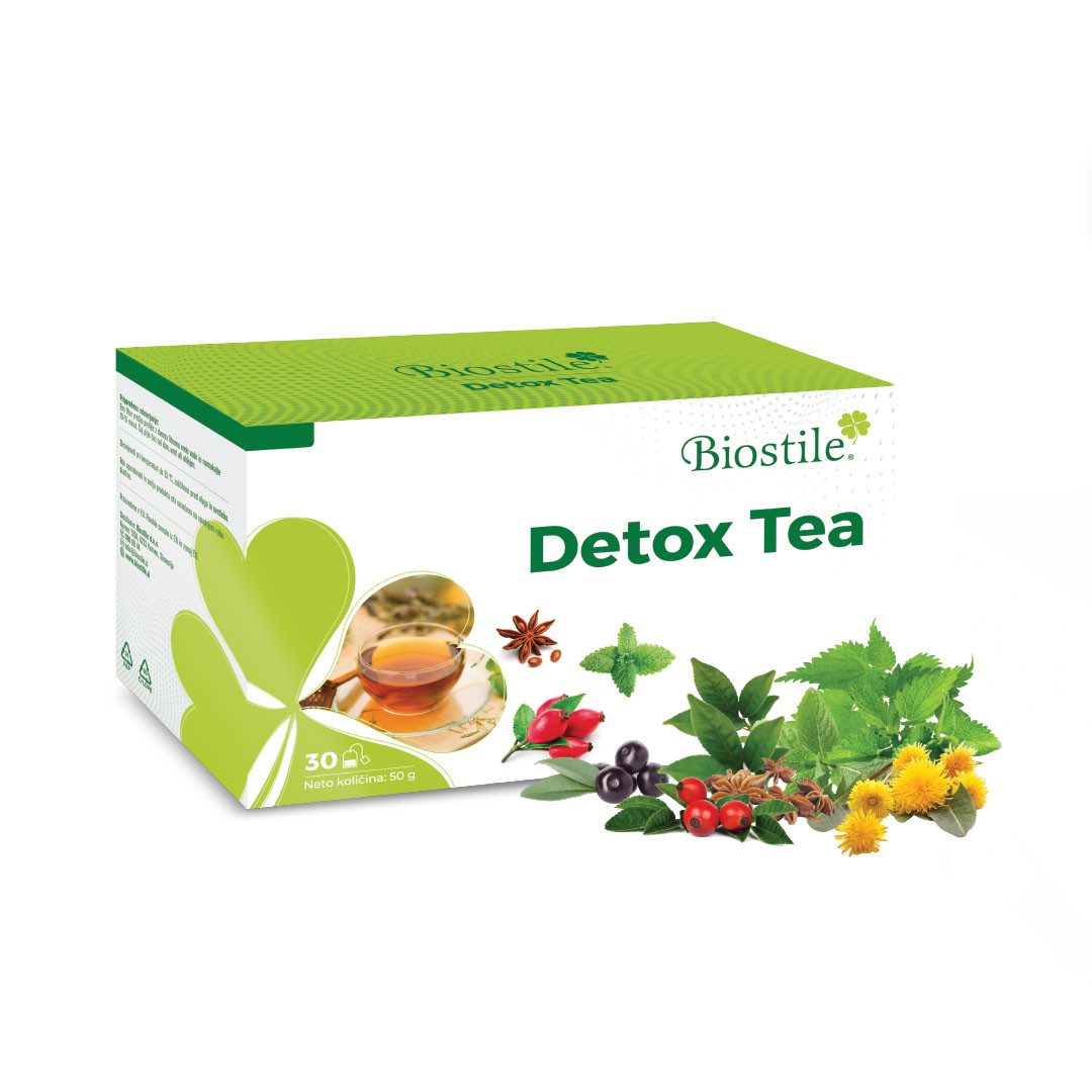 Biostile Kräutertee für Darm und Leber mit natürlichen Kräutern, Filterbeutel, 50 g, 30 Teebeutel, Wohltuender Geschmack, Für den täglichen Genuss